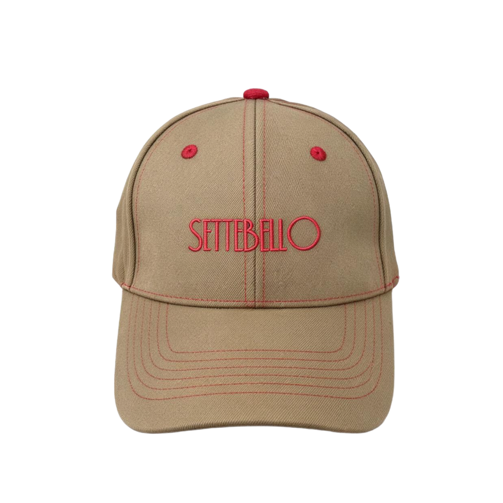 Contrast Details Khaki / Tan Baseball Cap