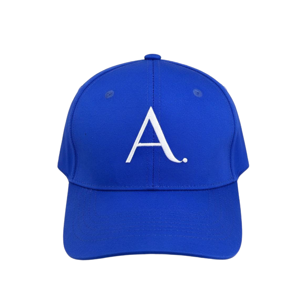 Lettering Royal Blue Baseball Cap