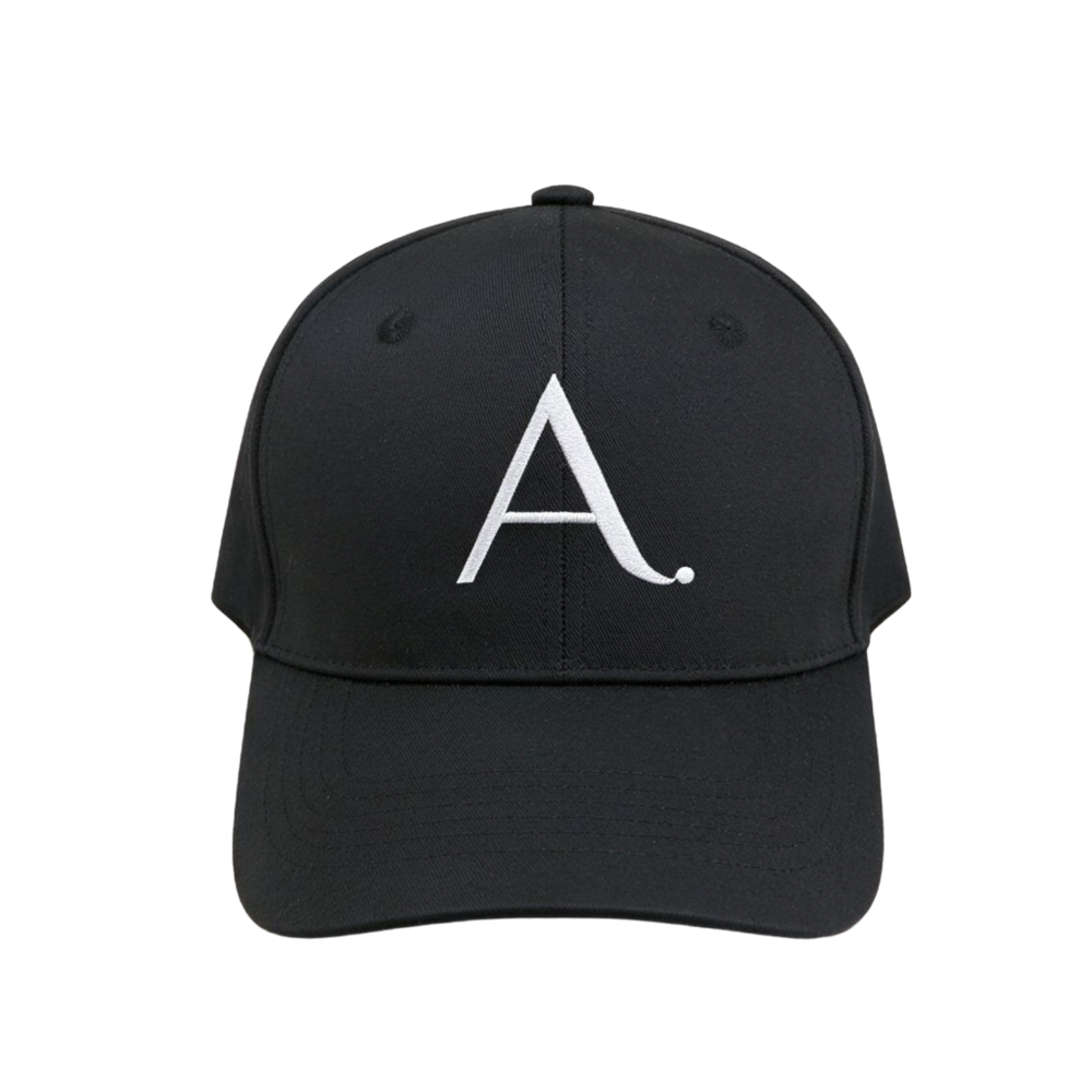 Lettering Black Baseball Cap
