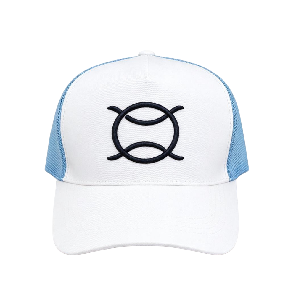 Retro Sport White Baseball Cap