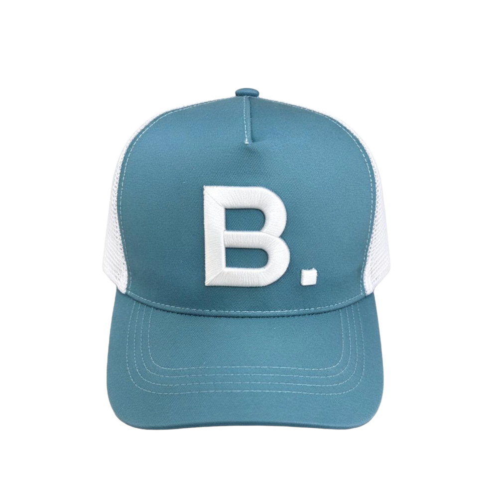 Streetwear Lettering Custom Teal Baseball Cap