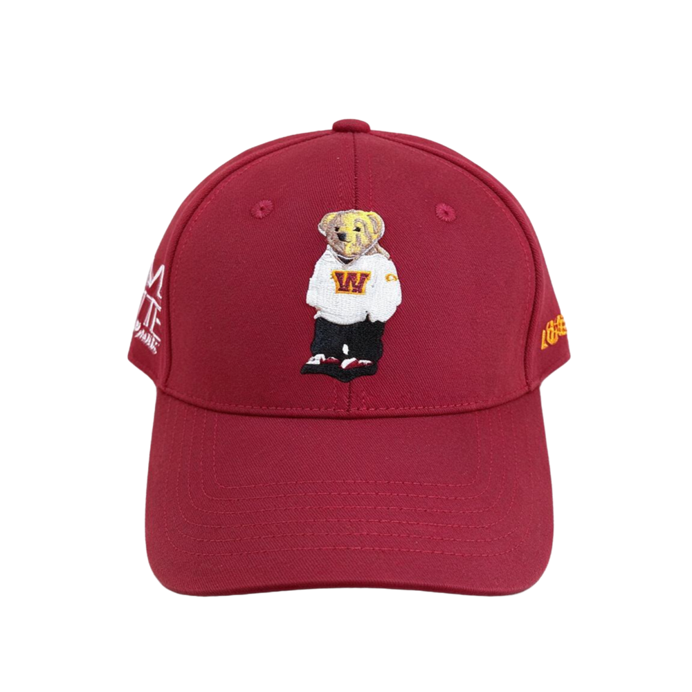 Fun & Playful Custom Burgundy Baseball Cap