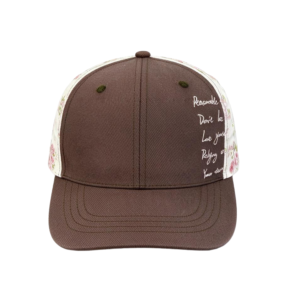 Vintage Paneling Custom Brown Baseball Cap