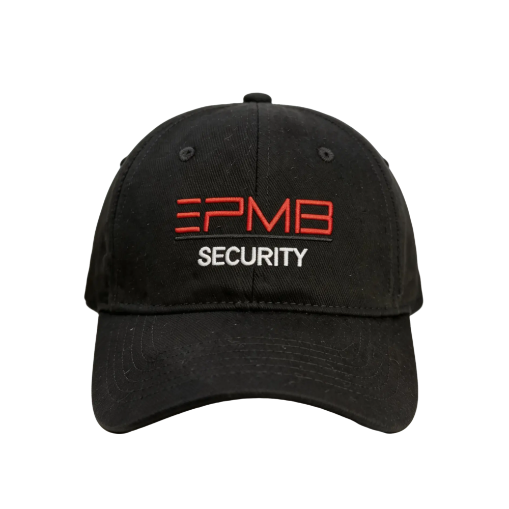 Corporate Custom Black Baseball Cap
